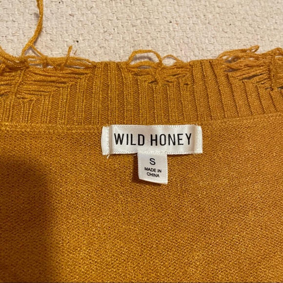 Wild Honey sweater with frayed hem - Picture 7 of 8